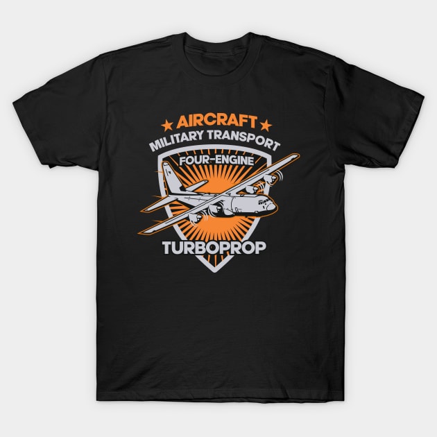 AIRCRAFT MILITARY TRANSPORT T-Shirt by beanbeardy